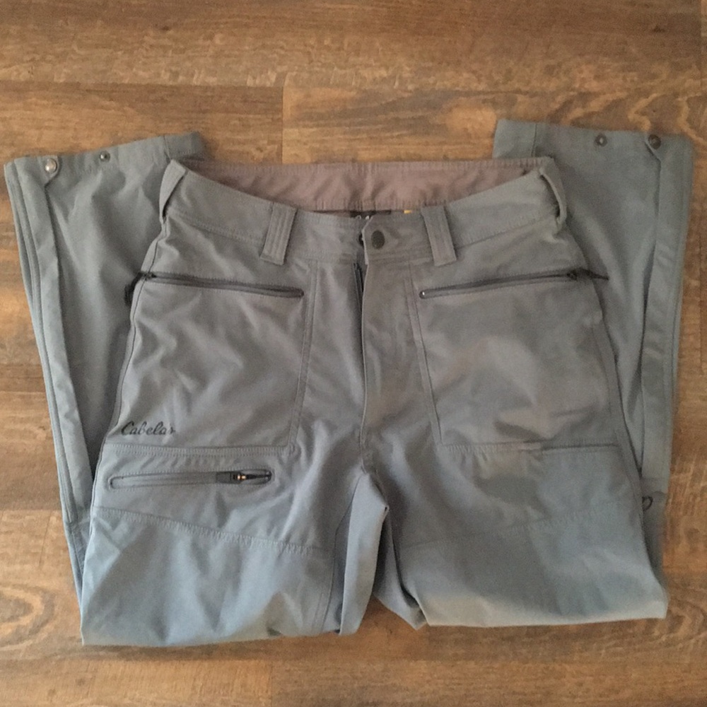 Men’s Cabela’s Hiking Pants Size 34 - Blue Gray